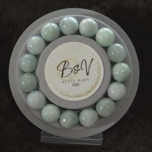 B&V Style Haus Jade Beaded Bracelet